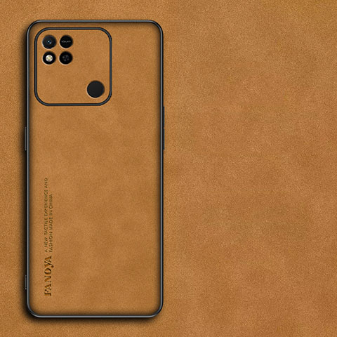 Custodia Lusso Pelle Cover S01 per Xiaomi Redmi 9 Activ Marrone