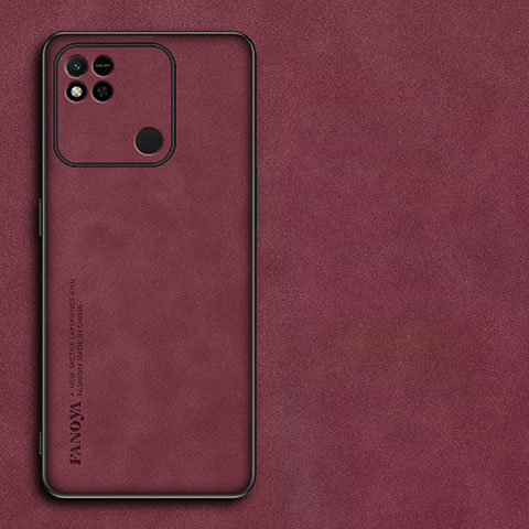 Custodia Lusso Pelle Cover S01 per Xiaomi Redmi 9 Activ Rosso