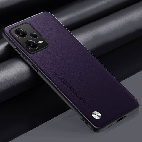 Custodia Lusso Pelle Cover S01 per Xiaomi Redmi Note 12 Explorer Viola