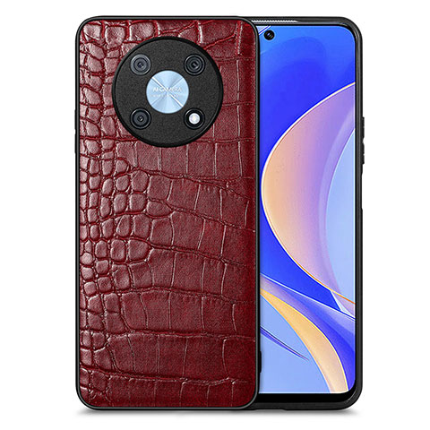 Custodia Lusso Pelle Cover S01D per Huawei Enjoy 50 Pro Rosso