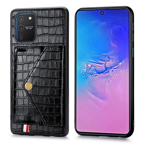 Custodia Lusso Pelle Cover S01D per Samsung Galaxy S10 Lite Nero