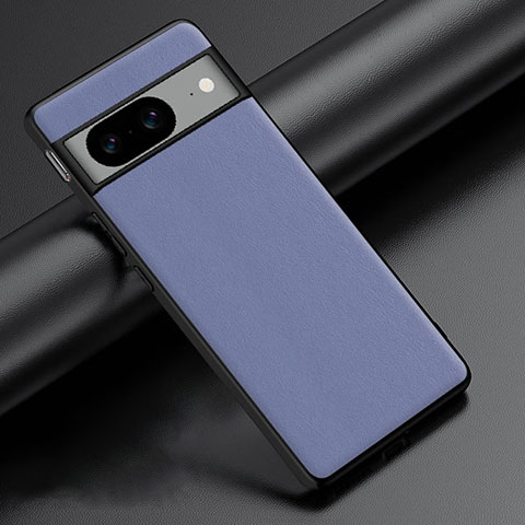 Custodia Lusso Pelle Cover S02 per Google Pixel 8 5G Grigio Lavanda