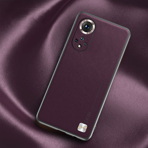 Custodia Lusso Pelle Cover S02 per Huawei Honor 50 5G Viola