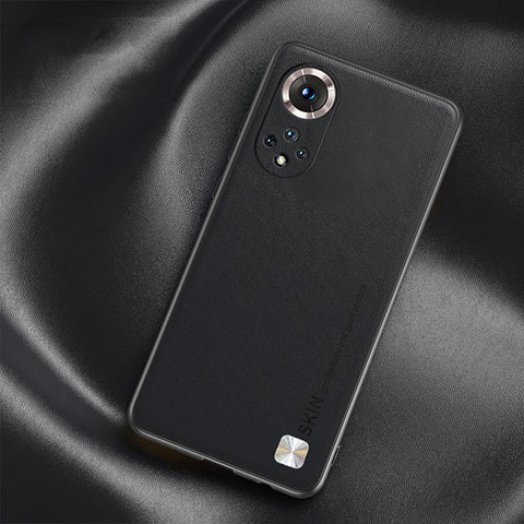 Custodia Lusso Pelle Cover S02 per Huawei Honor 50 Pro 5G Nero