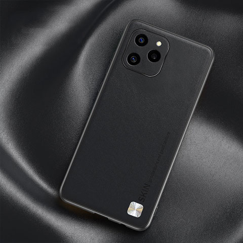 Custodia Lusso Pelle Cover S02 per Huawei Honor 60 SE 5G Nero