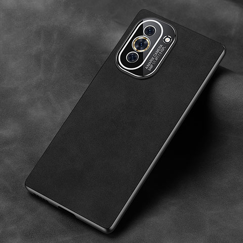 Custodia Lusso Pelle Cover S02 per Huawei Nova 10 Nero