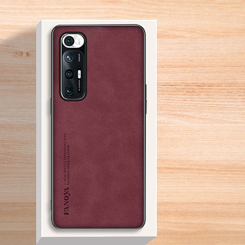 Custodia Lusso Pelle Cover S02 per Xiaomi Mi 10S 5G Rosso