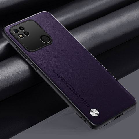 Custodia Lusso Pelle Cover S02 per Xiaomi Redmi 9 India Viola