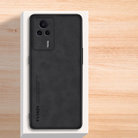 Custodia Lusso Pelle Cover S02 per Xiaomi Redmi K60E 5G Nero