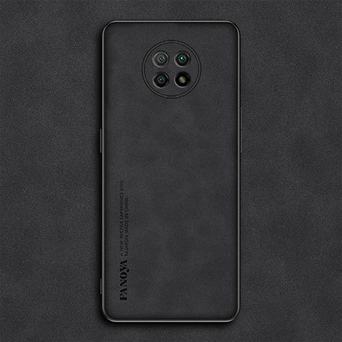 Custodia Lusso Pelle Cover S02 per Xiaomi Redmi Note 9 5G Nero