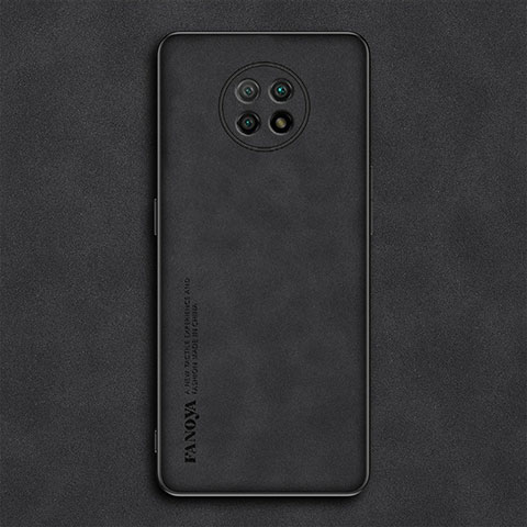 Custodia Lusso Pelle Cover S02 per Xiaomi Redmi Note 9T 5G Nero