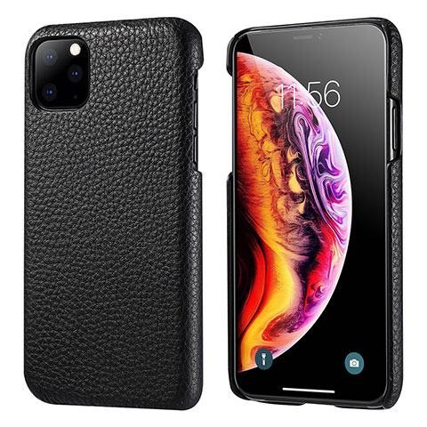 Custodia Lusso Pelle Cover S03 per Apple iPhone 11 Pro Nero