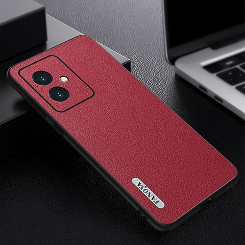 Custodia Lusso Pelle Cover S03 per Huawei Honor 100 5G Rosso