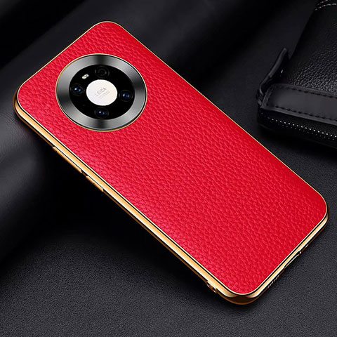 Custodia Lusso Pelle Cover S03 per Huawei Mate 40E 5G Rosso