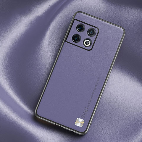 Custodia Lusso Pelle Cover S03 per OnePlus 10 Pro 5G Lavanda