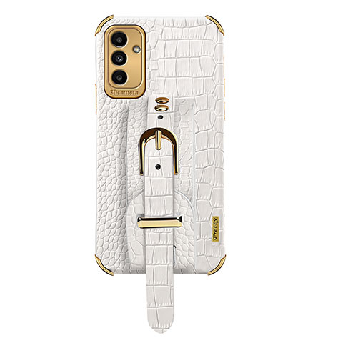 Custodia Lusso Pelle Cover S03 per Samsung Galaxy A04s Bianco