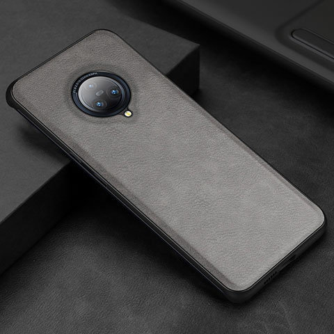 Custodia Lusso Pelle Cover S03 per Vivo Nex 3S Grigio