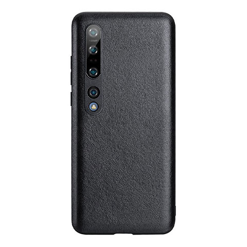 Custodia Lusso Pelle Cover S03 per Xiaomi Mi 10 Pro Nero