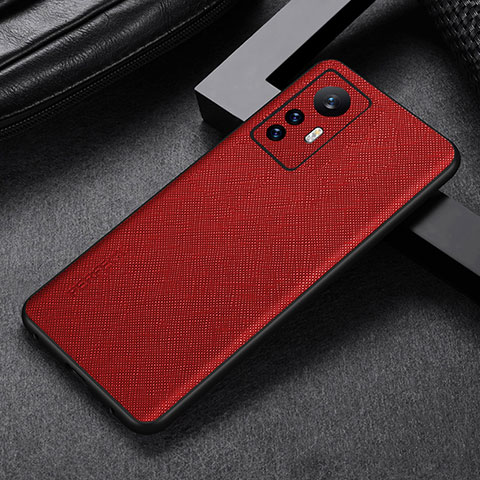 Custodia Lusso Pelle Cover S03 per Xiaomi Mi 12S Pro 5G Rosso