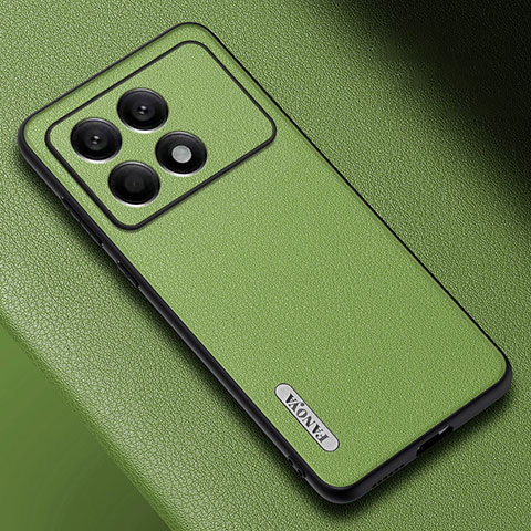 Custodia Lusso Pelle Cover S03 per Xiaomi Redmi K70 5G Verde