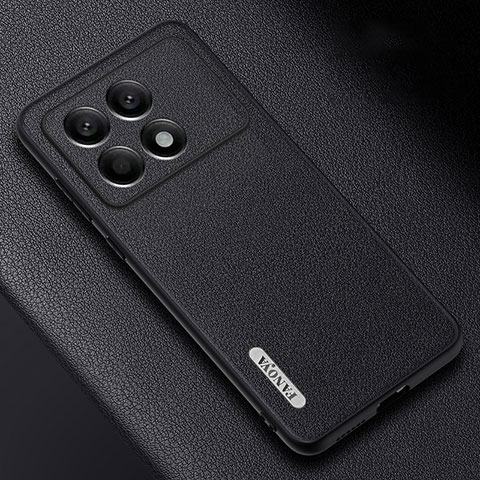 Custodia Lusso Pelle Cover S03 per Xiaomi Redmi K70 Pro 5G Nero