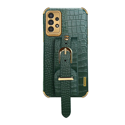 Custodia Lusso Pelle Cover S04 per Samsung Galaxy A13 4G Verde