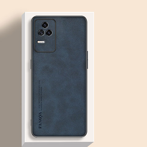 Custodia Lusso Pelle Cover S04 per Xiaomi Redmi K40S 5G Blu