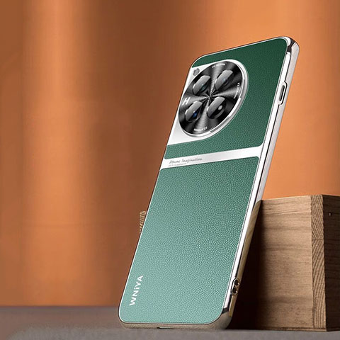 Custodia Lusso Pelle Cover S05 per OnePlus 12R 5G Verde