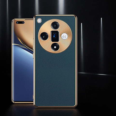 Custodia Lusso Pelle Cover S05 per Oppo Find X7 5G Blu