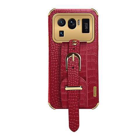 Custodia Lusso Pelle Cover S05 per Xiaomi Mi 11 Ultra 5G Rosso