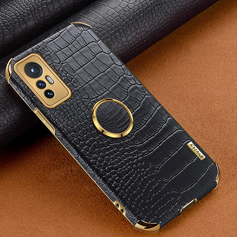 Custodia Lusso Pelle Cover S05 per Xiaomi Mi 12S 5G Nero