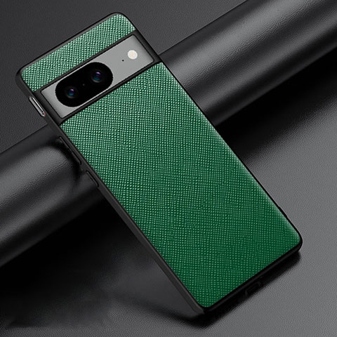 Custodia Lusso Pelle Cover S06 per Google Pixel 8 5G Verde