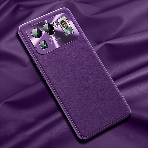 Custodia Lusso Pelle Cover S06 per Xiaomi Mi 11 Ultra 5G Viola