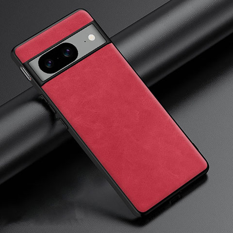 Custodia Lusso Pelle Cover S07 per Google Pixel 8 5G Rosso