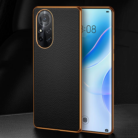 Custodia Lusso Pelle Cover S07 per Huawei Nova 8 Pro 5G Nero