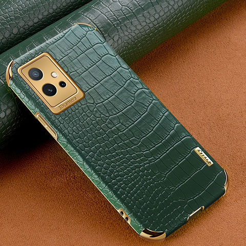 Custodia Lusso Pelle Cover XD1 per Vivo Y52t 5G Verde