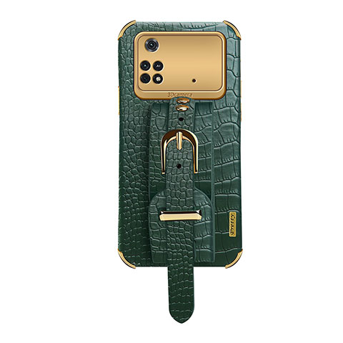 Custodia Lusso Pelle Cover XD1 per Xiaomi Poco M4 Pro 4G Verde