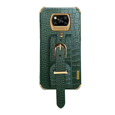 Custodia Lusso Pelle Cover XD1 per Xiaomi Poco X3 Verde