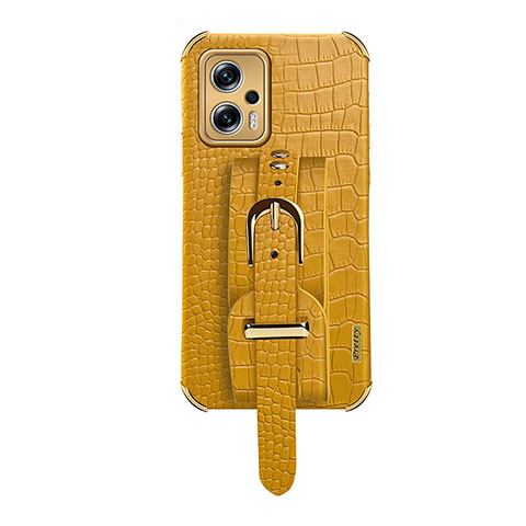 Custodia Lusso Pelle Cover XD1 per Xiaomi Poco X4 GT 5G Giallo