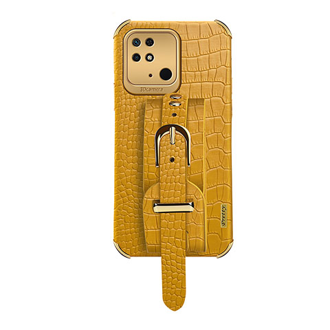 Custodia Lusso Pelle Cover XD1 per Xiaomi Redmi 10 Power Giallo