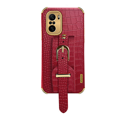 Custodia Lusso Pelle Cover XD1 per Xiaomi Redmi K40 5G Rosso