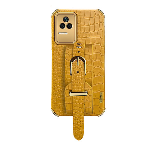 Custodia Lusso Pelle Cover XD1 per Xiaomi Redmi K50 5G Giallo