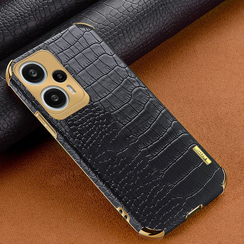 Custodia Lusso Pelle Cover XD1 per Xiaomi Redmi Note 12 Turbo 5G Nero