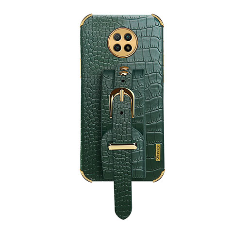 Custodia Lusso Pelle Cover XD1 per Xiaomi Redmi Note 9 5G Verde