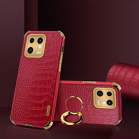 Custodia Lusso Pelle Cover XD2 per Xiaomi Mi 13 5G Rosso