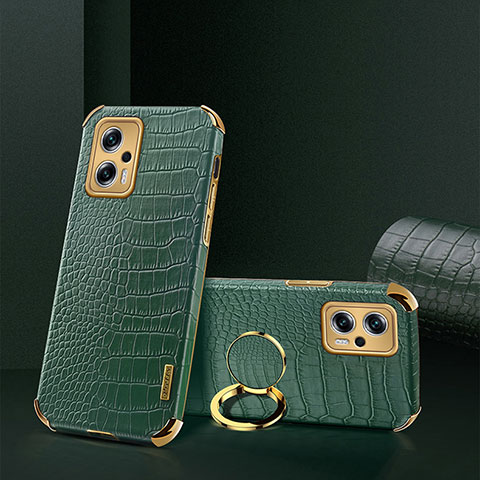 Custodia Lusso Pelle Cover XD2 per Xiaomi Poco X4 GT 5G Verde