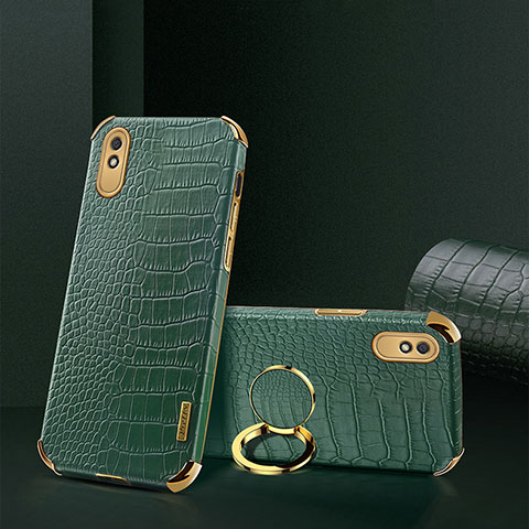 Custodia Lusso Pelle Cover XD2 per Xiaomi Redmi 9A Verde