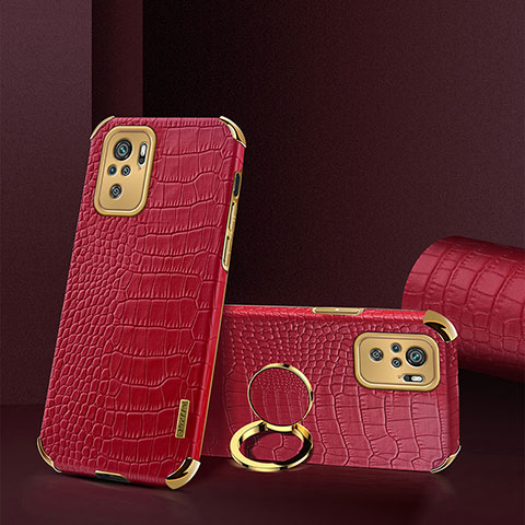 Custodia Lusso Pelle Cover XD2 per Xiaomi Redmi Note 10 4G Rosso