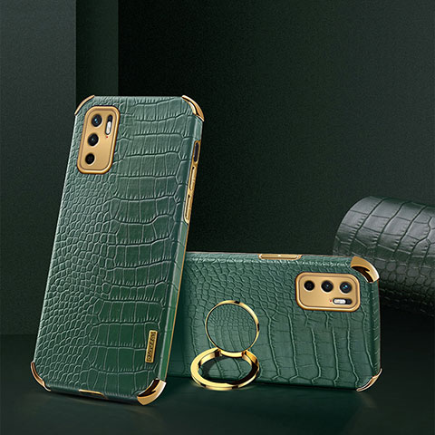 Custodia Lusso Pelle Cover XD2 per Xiaomi Redmi Note 10 5G Verde