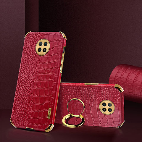 Custodia Lusso Pelle Cover XD2 per Xiaomi Redmi Note 9T 5G Rosso